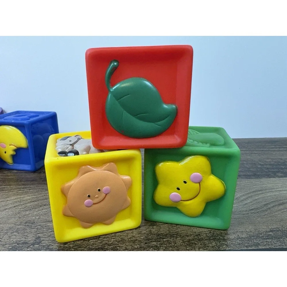 Circle Of Knowledge Squeeze A Lot Block Set Animals Nature ABCs Numbers